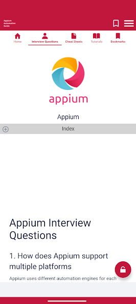 Appium Automation Guiod Android App Interview Questions UI