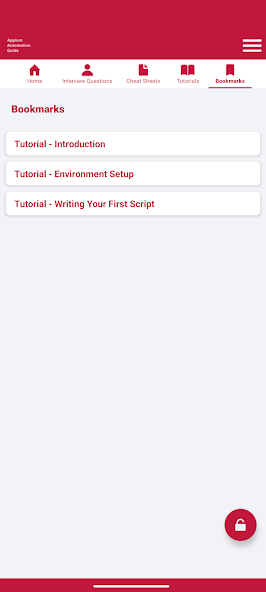 Appium Automation Guiod Android App Bookmarks UI