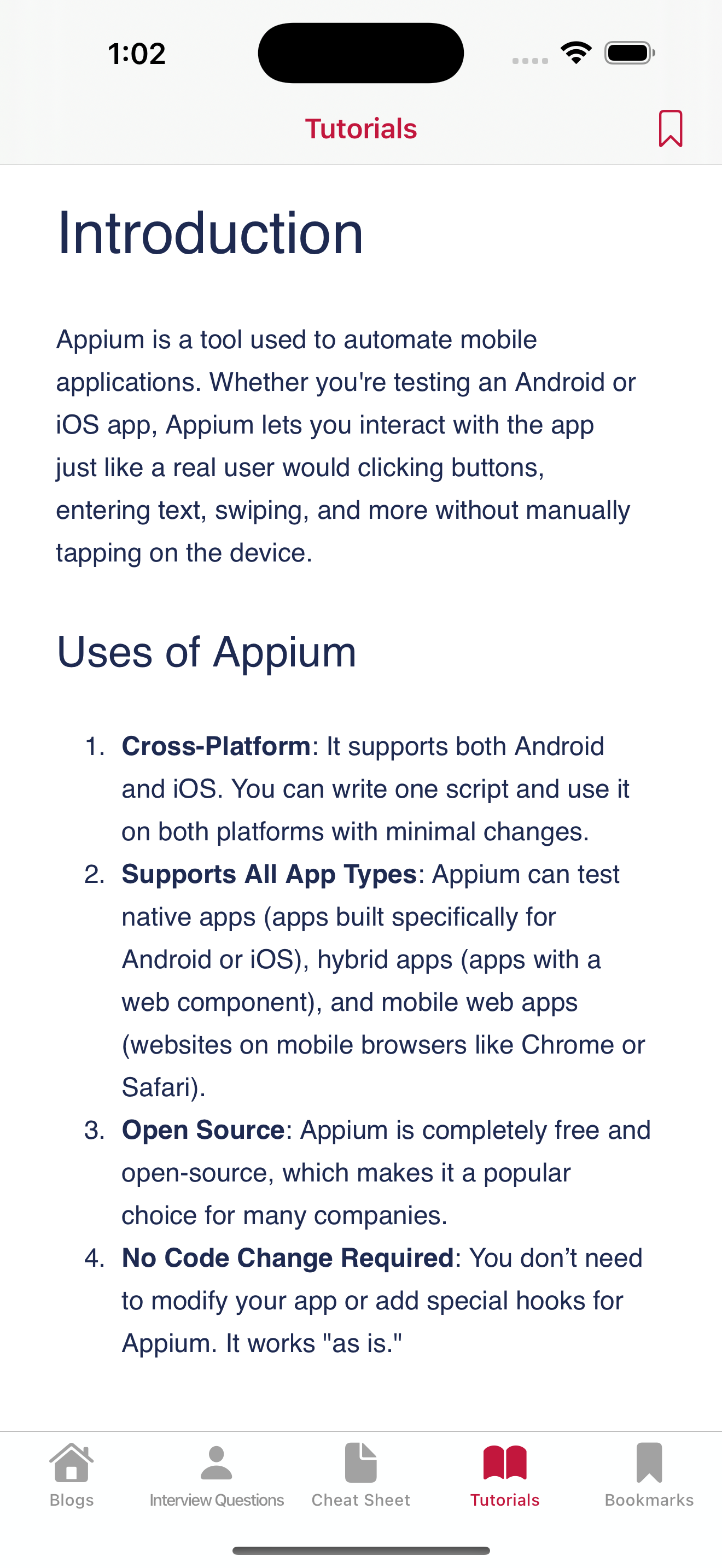 Appium Automation Guiod iOS App Tutorials UI