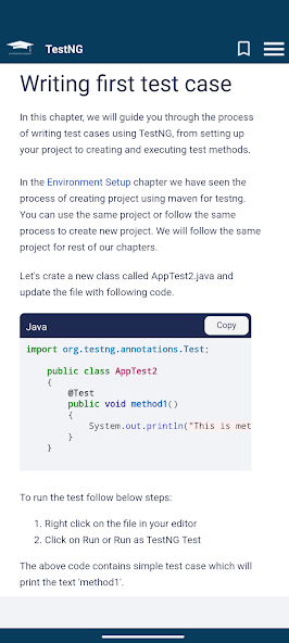 Automation Academy Android App Tutorials UI
