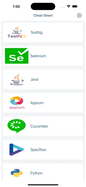 Cheat Sheets iOS App