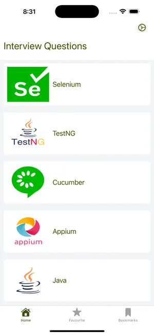 Interview Questions iOS App
