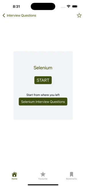 Interview Questions iOS App