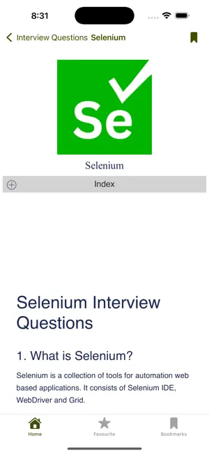 Interview Questions iOS App