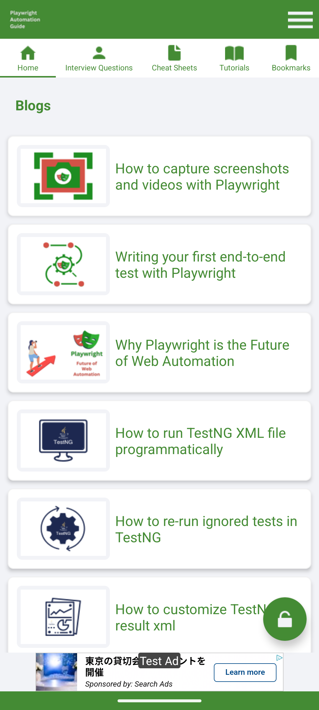 Playwright Automation Guide Android App