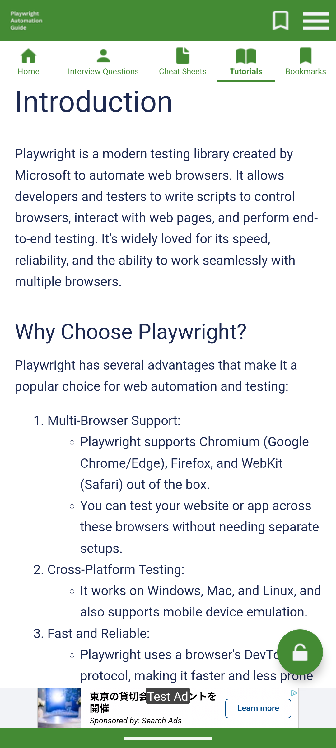 Playwright Automation Guide Android App