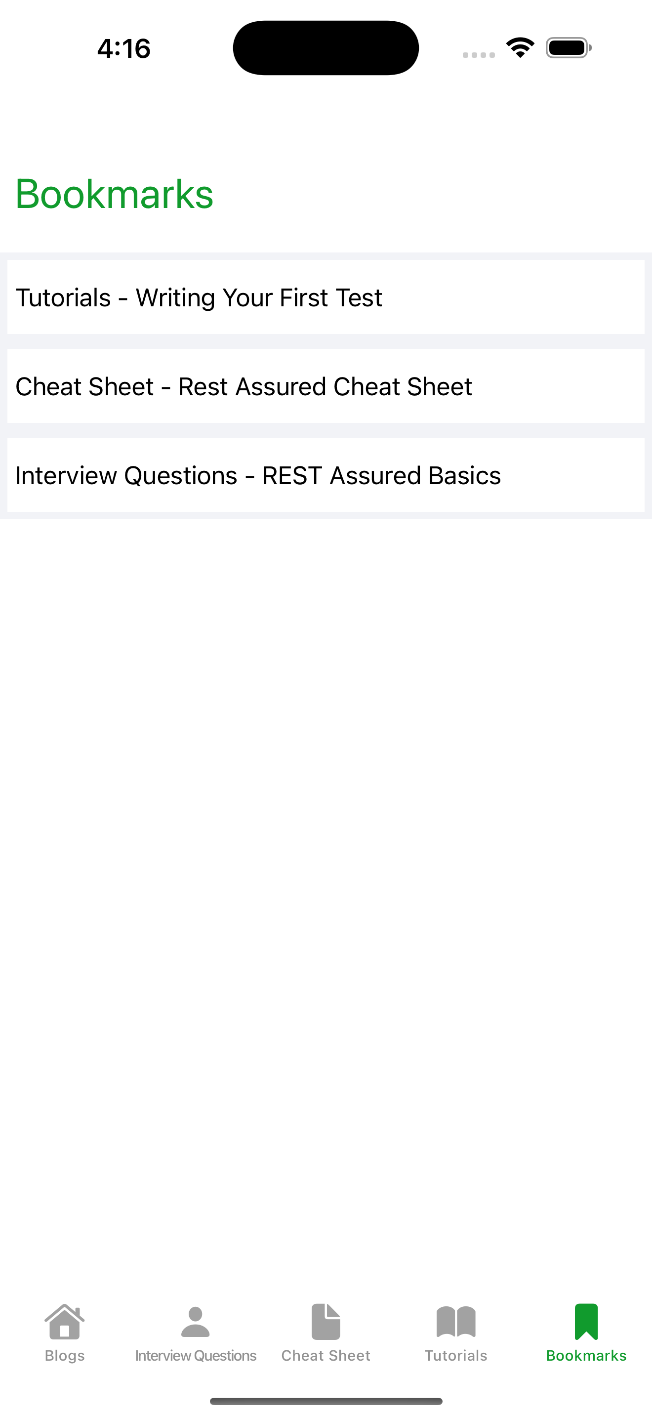 Rest-Assured Automation Guide iOS App