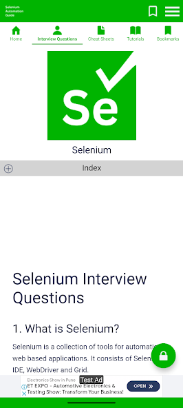 Selenium Automation Guide Android App