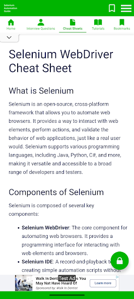 Selenium Automation Guide Android App