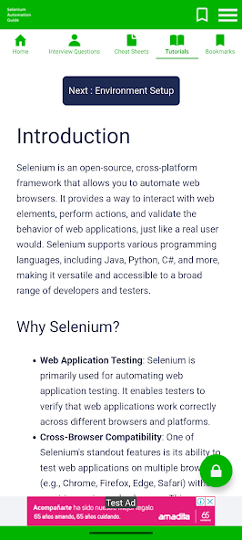 Selenium Automation Guide Android App
