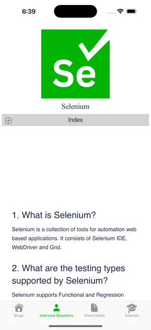Selenium Automation Guide iOS App